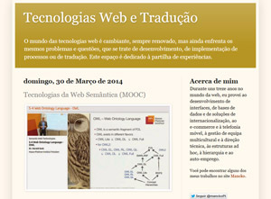 Tecnologias Web e Tradução